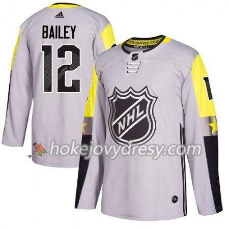Pánské Hokejový Dres New York Islanders Josh Bailey 12 2018 NHL All-Star Metro Division Adidas Šedá Authentic